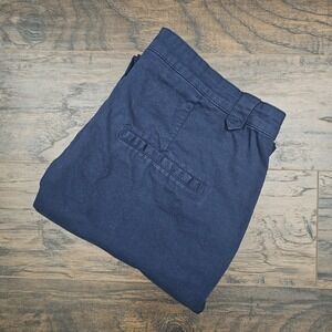 Zara Womens 8 Navy Blue Pants‎ Z1975 Zara Basic Dept Denim